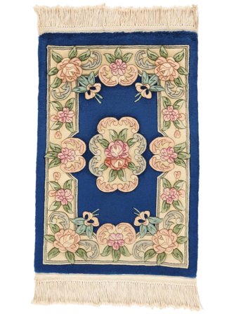 Medalionowy Mały Chińskie 90 Line Dywan 60X90 Wełna