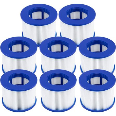 Uendelig Skru-inn Spa Filter, Filterpatron for Clever Spa, 75 x 100 mm Filter, Filterpatron for Spa.(8)