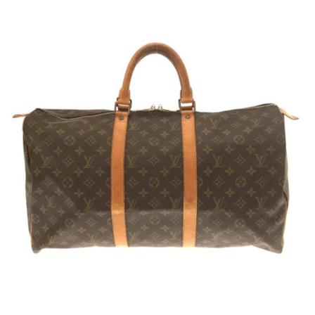 Louis Vuitton Vintage Pre-owned Canvas travel-Väska brun, Dam Vintage Väskor, Dam, Storlek: ONE SIZE