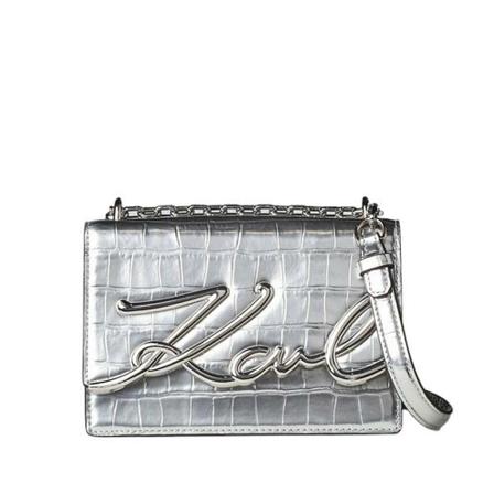 Karl Lagerfeld, Crossbody Grijs, Dames, Maat:ONE Size