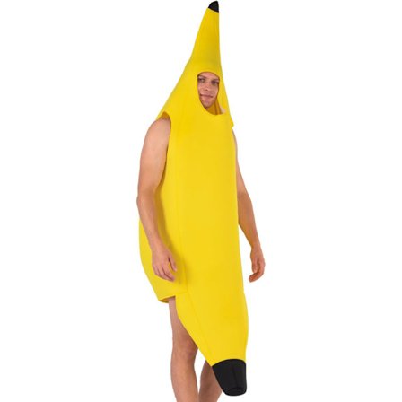 Banaanipuku aikuisille, unisex, yksi koko, Halloween-naamiaiset