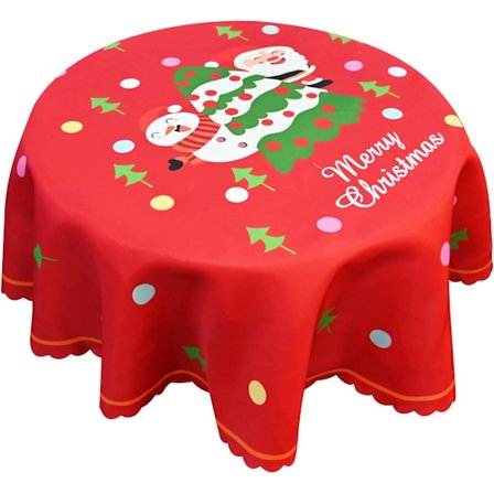 55 tuuman pyöreä pöytäliina joulupöytäliina joulupöytä