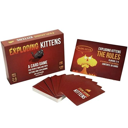 Exploding Kittens Original Edition Moninpelattajuhla Korttipeli