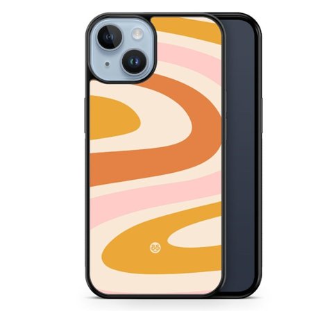 Bjornberry Skal iPhone 14 Plus - Orange 70-tal