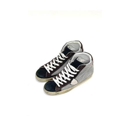 Philippe Model High Top Sneakers , Grijs , Heren , Maat: 41 EU
