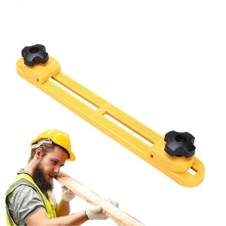 Sirkkelisahan ohjain Säädettävä puunleikkausohjain Keltainen Yhteensopiva sirkkelisahojen kanssa (FMY)