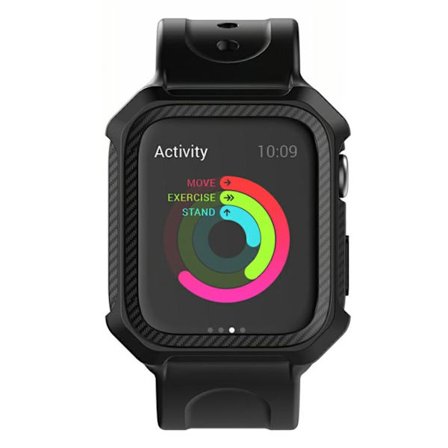 Apple Watch Series 5 44mm klockarmband - Svart