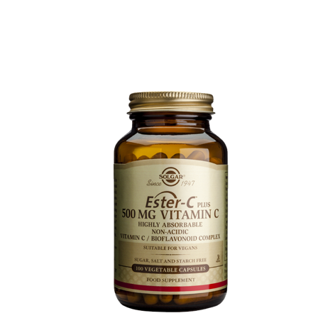 Solgar Ester C Plus C-vitamin 500 mg 100 kapslar