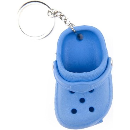 Nyckelring, tofflor, mini Crocs, litet skospänne, ryggsäckshänge