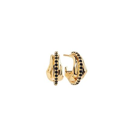 Sif Jakobs, Earrings Vulcanello Piccolo Geel, Dames, Maat:ONE Size