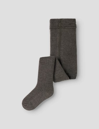 Lil'Atelier Nbfrakel Ibi Pantyhose Wo/Po Lil - Grey - 62-68