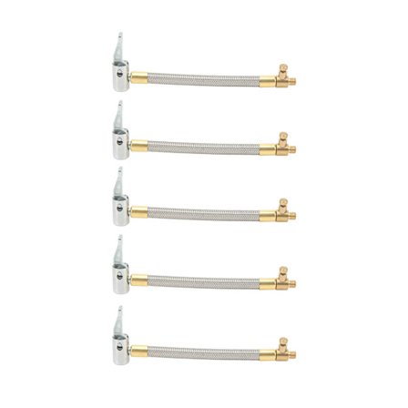 5kpl 10cm Renkaan Täyttöletku Nopea Täyttö Ilmapumpun Jatkoletkusovitin Moottoripyörälle Polkupyörälle