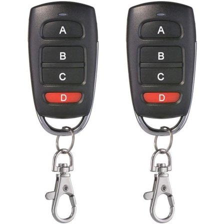 Universal Garage Door Cloning Key Remote Control 433MHz 4 Button Cloners för Garage Door Electric Gate Etc
