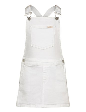 Calvin Klein Denim Dress White - White - 140