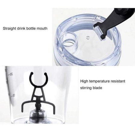 Protein Shaker / Elektrisk Mixer - 500 ml—pa