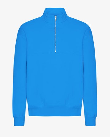 Organic Quarter Zip - Pacific Blue - Male - M