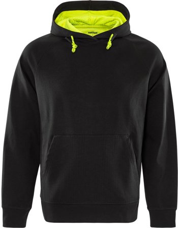 Fristads Herr Stretch sweatshirt med huva 7870 GKC, Svart
