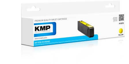 KMP Patrone HP 973X (F6T83AE) comp. yellow H165YX