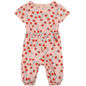 Carrément Beau Pink Fruity Jumpsuit 12 Months - All in ones - 12 months - Pink - Mädchen