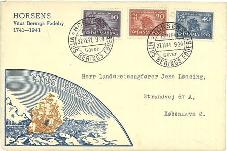Danmark 1941 - AFA 270-272 - FDC