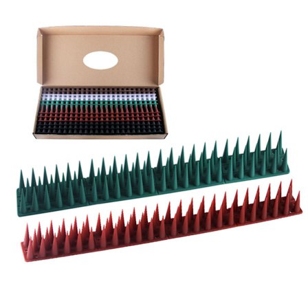 12 stk. plastik fugle- og duespigge, katteafvisende pigge