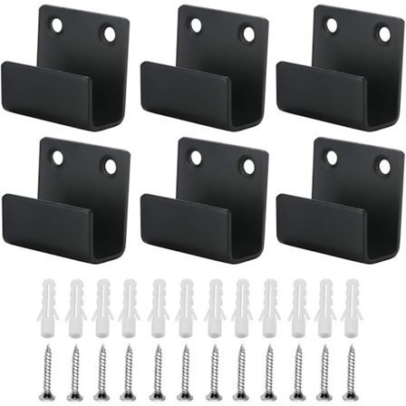 6 stk. Stærke Kroge Rustfrit Stål Fliser Vægkrog Metal