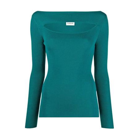 P.a.r.o.s.h. Round-neck Strik Grøn, Dame Striktrøjer, Størrelse: L