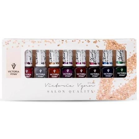 Victoria Vynn - Blur Ink - 8-pack 9-16 Metallic - Dekorlack Multifärg