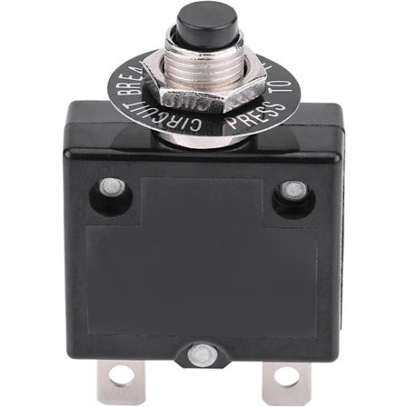 Katkaisija 20A Valinnainen lämpöpalautuskytkin, 125-250V AC 50V DC Ylivirtasuoja Painonappikatkaisija(