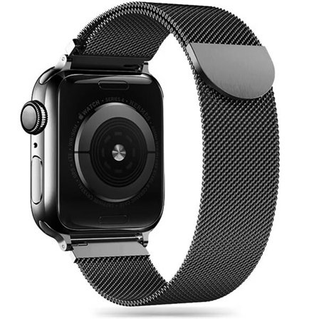 Tech-Protect MilaneseBand for Apple Watch 4 / 5 / 6 / 7 / 8 / 9 / SE (38/40/41 mm) - musta