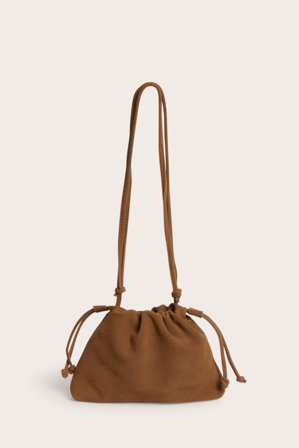 Kappahl | Torebka z zamszu Jasnobrązowy ONE SIZE | Jasnobrązowy