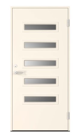 Swedoor C7050 Ytterdörr vit (S 0502-Y) 988x2080 mm, Dörrar