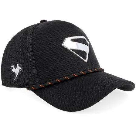 Capslab - Svart trucker Keps - "Superman Black/Silver A-frame Trucker " @ Hatstore