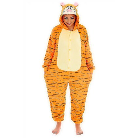 Winnie the Pooh Characters Unisex Onesie Fancy Dress Kostyme Hettegensere Pyjamas