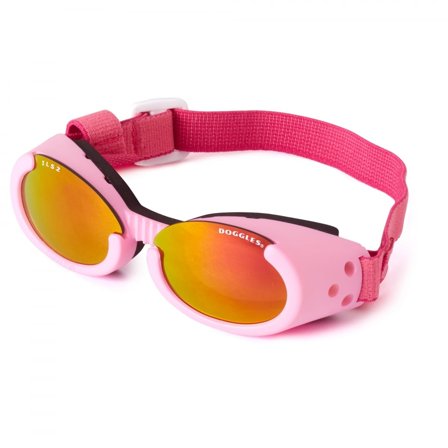 Doggles - Hundebriller ILS - Pink All Over - Hundebriller fra Doggie.no - for store hunder