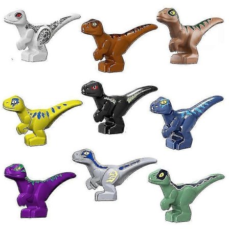 Jurassic dinosaur byggeklosser deler baby dinosaur Tyrannosaurus Rex velociraptor leker for barn - perfekt