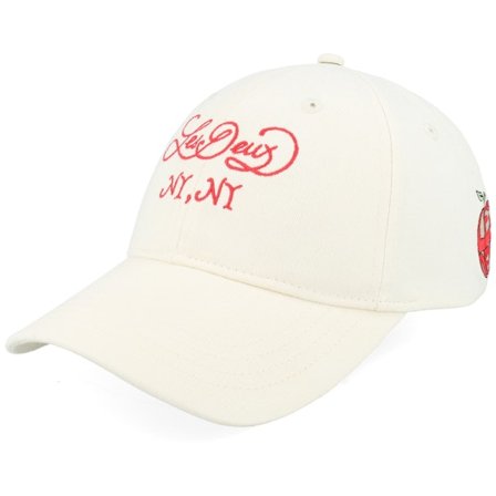 Les Deux - Svart unconstructed Caps - Orchard Light Ivory Dad Cap @ Hatstore