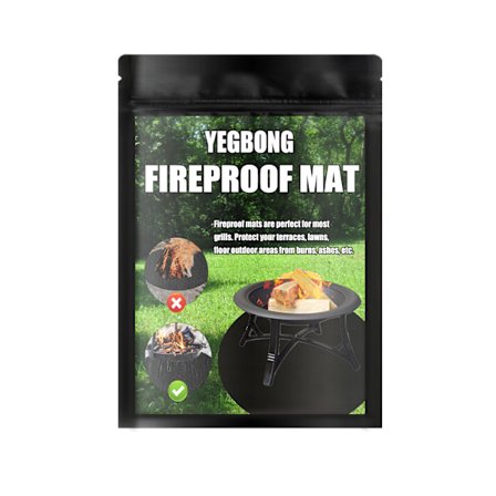 Brandskyddande Eldfast Fiber Skyddsgolv Gräs Utomhus Cha