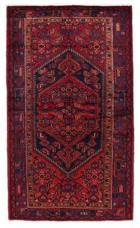 Noué À La Main Hamadan Tapis 145X245 De Laine Petit