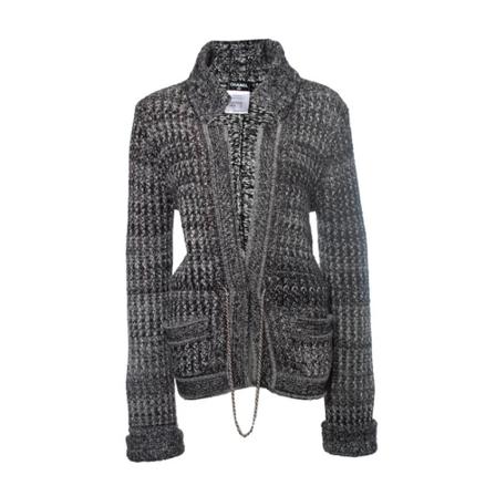Chanel Vintage Pre-owned Cashmere toppe Grå, Dame