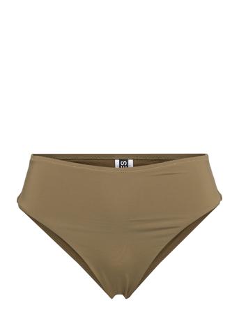 Pcvera Bikini Hw Brazil Sww Swimwear Bikinis Bikini Bottoms High Waist Bikinis Grön Pieces