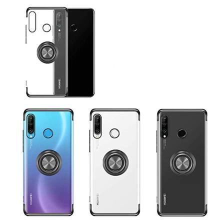 Huawei P30 Lite - Eksklusivt beskyttelsesdeksel (ringholder) Guld