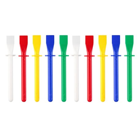 10 st Läderlimspridare Limfärgverktyg Stick Smear Applikatortillbehör för nybörjare Nybörjare Hantverk Hantverk
