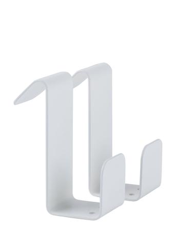 Flex Hook - 2 Pcs. Home Storage Hooks & Knobs Hvid Gejst