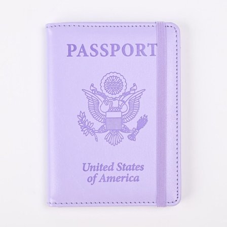 Passdeksel Passholder LYS LILLA