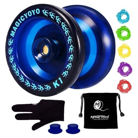 Responsive Yoyo K1-Plus With Yoyo Sack + 5 Strings And Yo-Yo Glove Gif