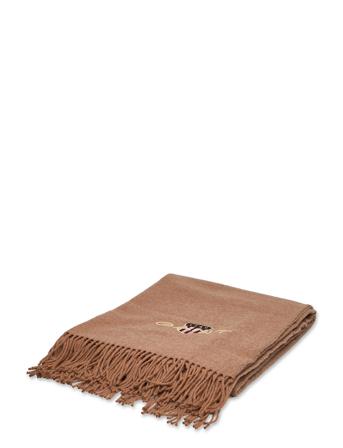 Archive Shield Throw Home Textiles Cushions & Blankets Blankets & Throws Ruskea GANT