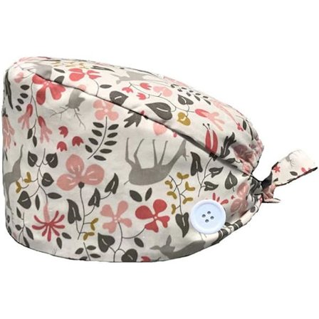 Unisex kirurghette Justerbar Damehette Arbeidshetter Justerbar Br