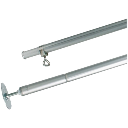 Trixie - Spennstenger til beskyttelsesnett for katter Grå 128-325 cm - Katt - Kattesikkerhet & dører - Balkongnett og vindusnett - ZOO.no