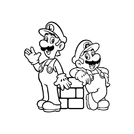Väggdekor - Super Mario Super Mario Bros